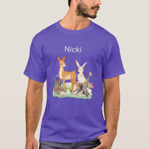 Camiseta Animal conejo erizo Nicki divertido