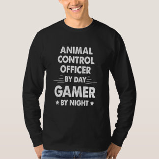 Camiseta Animal Control Officer By Day Gamer By Night