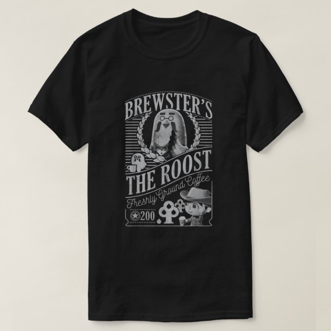Camiseta Animal Crossing Brewsters The Roost Graphic  (Diseño del anverso)