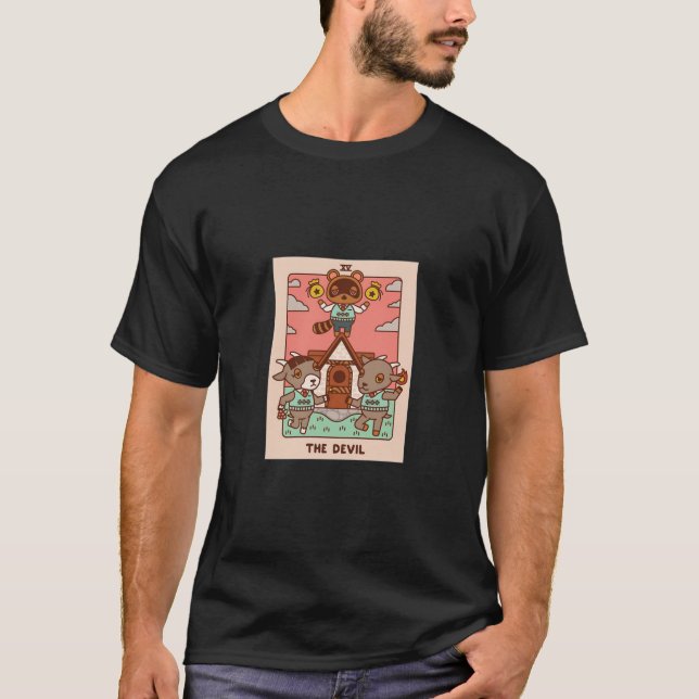 Camiseta animal cruzando nuevos horizontes tom nook el diab (Anverso)