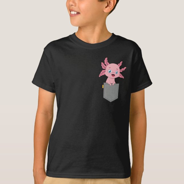 Camiseta Animal Cute Axolotl Kawaii (Anverso)