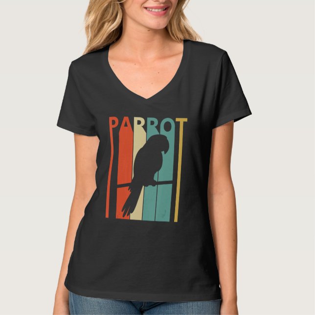 Camiseta Animal Cute Parrot (Anverso)