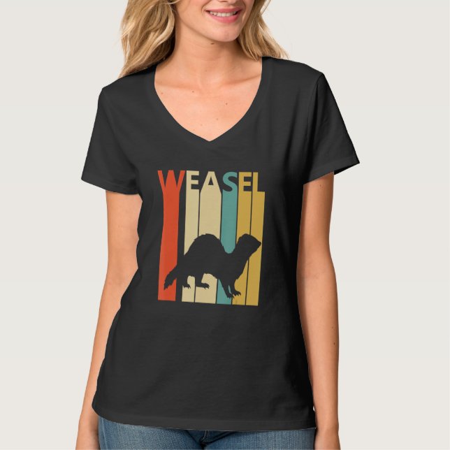 Camiseta Animal Cute Weasel (Anverso)