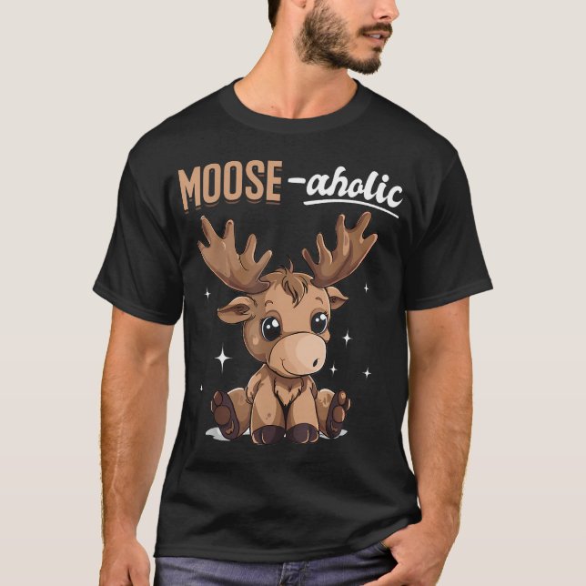 Camiseta Animal de alce divertido (Anverso)