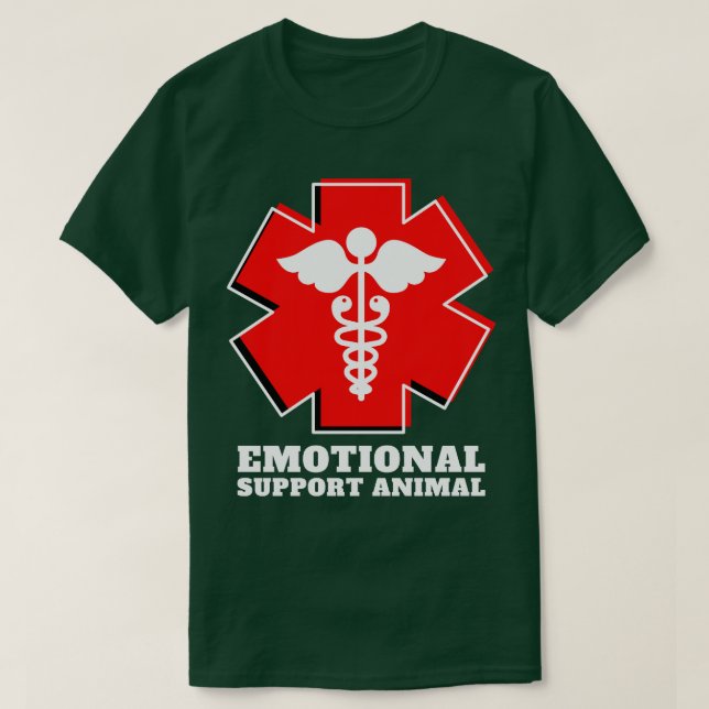Camiseta Animal de apoyo emocional 5 (Diseño del anverso)