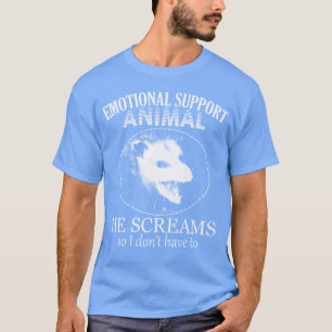 Camiseta Animal de apoyo emocional zarigüeya niño