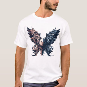 Camiseta animal de arte del águila