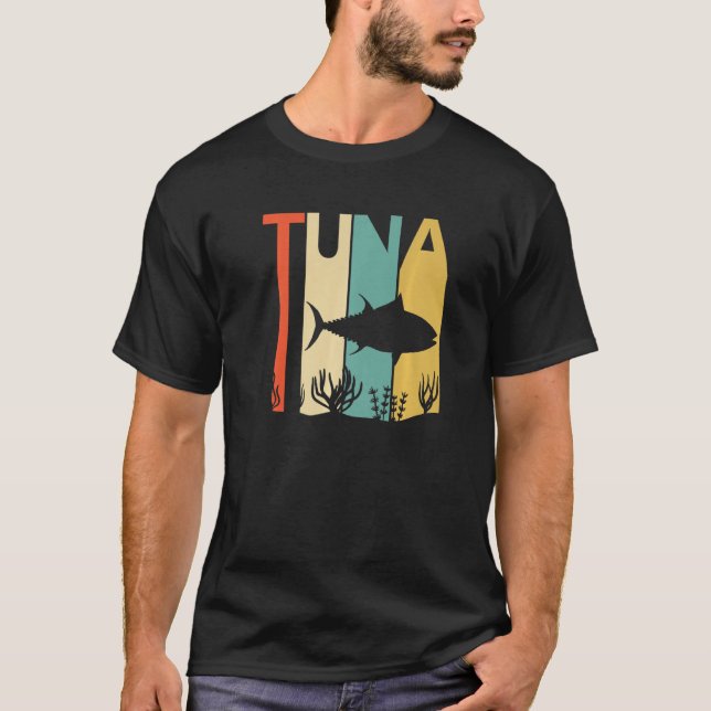 Camiseta Animal de atún blanco (Anverso)