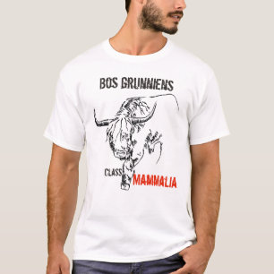 Camiseta Animal De Búfalo Negro Y Blanco