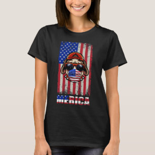 Camiseta Animal de Bulldog francés americano