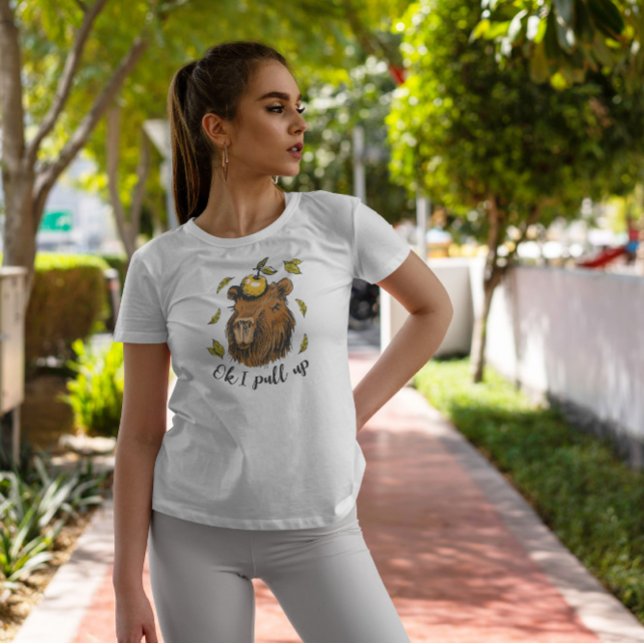 Camiseta Animal De Capibara Con Apple (Subido por el creador)