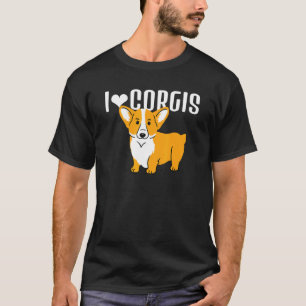 Camiseta Animal de Corgis Retro Dog