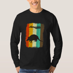 Camiseta Animal de época del Armadillo Retro 70