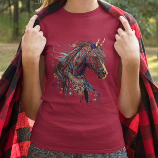 Camiseta animal de espíritu de caballo
