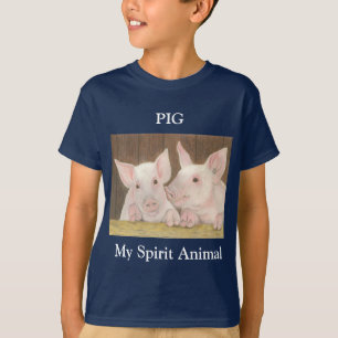 Camiseta Animal de espíritu de cerdo