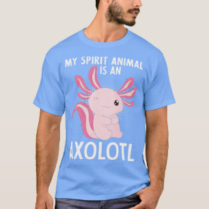 Camiseta Animal de Espíritu Mexicano Salamander Axolotl Lov