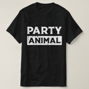 Camiseta Animal de Fiesta Divertido Humor para Parejas