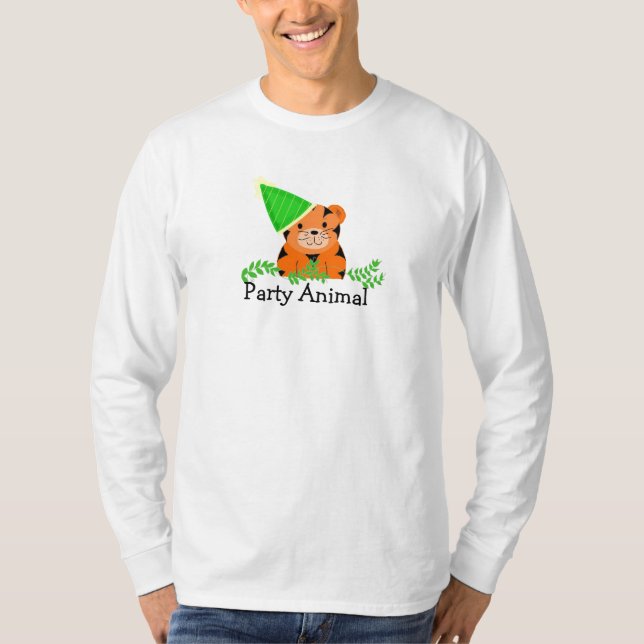 Camiseta Animal de fiesta - Tigre (Anverso)