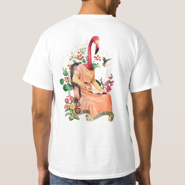 CAMISETA ANIMAL DE FLAMINGO FANCY (Reverso)