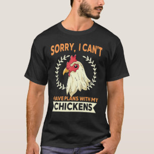 Camiseta Animal de granja Gallo Granjero Avicultura Gallina