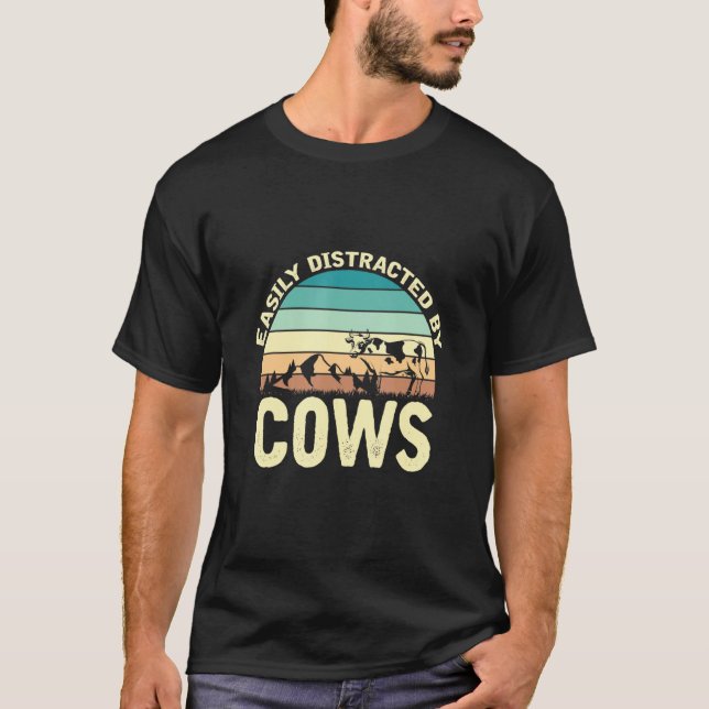 Camiseta Animal de granja Vaca granjera (Anverso)