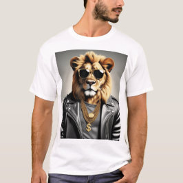 Camiseta Animal De Guay Con Gafas De Sol Y Una Chaqueta De