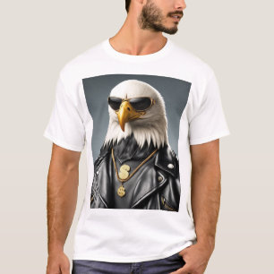 Camiseta Animal De Guay Con Gafas De Sol Y Una Chaqueta De