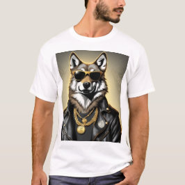 Camiseta Animal De Guay Con Gafas De Sol Y Una Chaqueta De