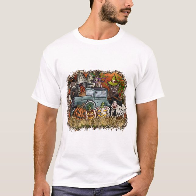 Camiseta Animal de Halloween (Anverso)