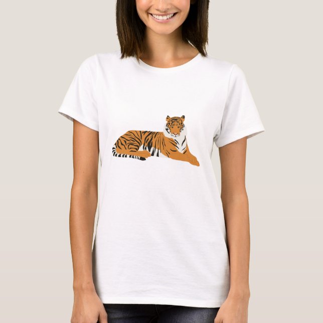 Camiseta Animal de Jungle Tiger (Anverso)