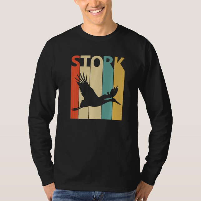 Camiseta Animal de la cigüeña (Anverso)