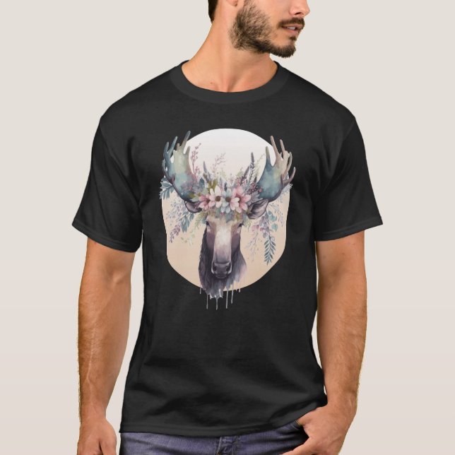 Camiseta Animal de la Corona de la Flor de Hote (Anverso)