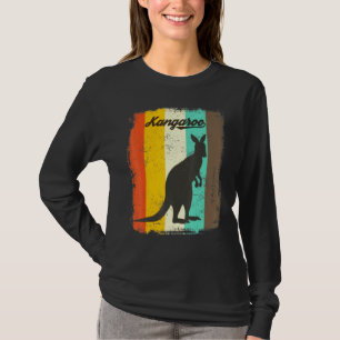 Camiseta Animal de la cultura vintage de Kangaroo Retro 70