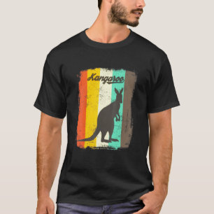 Camiseta Animal de la cultura vintage de Kangaroo Retro 70