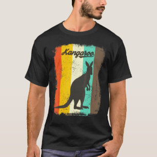 Camiseta Animal de la cultura vintage de Kangaroo Retro 70