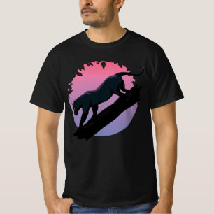 Camiseta Animal de la jungla de la pantera negra