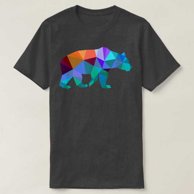 Camiseta Animal de la Montaña de la Vida Silvestre del Oso  (Diseño del anverso)