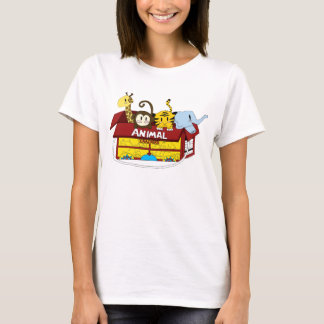 Camiseta animal de la muñeca de las galletas