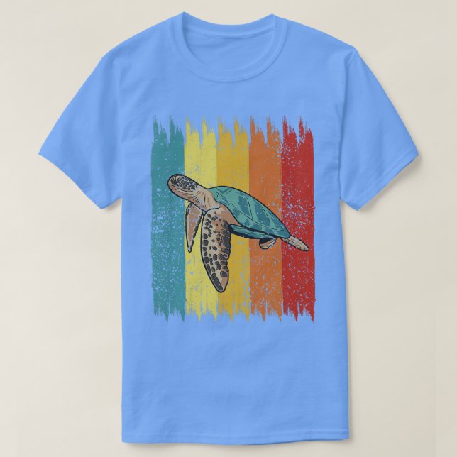 Camiseta Animal de la tortuga (Diseño del anverso)