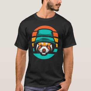 Camiseta Animal de los bosques de fauna silvestre retro Pan