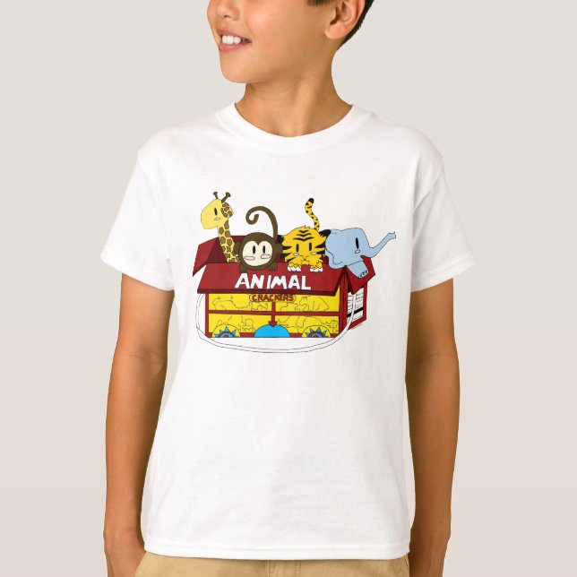 Camiseta animal de los niños de las galletas (Anverso)