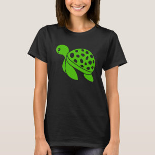 Camiseta Animal de los Reptiles Marinos del Mar Verde