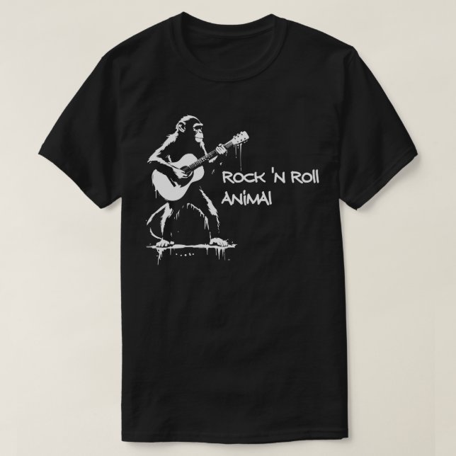 Camiseta animal de roca 1 (Diseño del anverso)