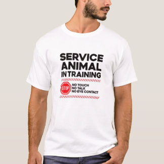 Camiseta ANIMAL DE SERVICIO EN FORMACIÓN - Perro sarraceno