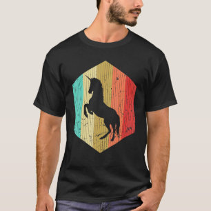 Camiseta Animal de silicona retro de unicornio vintage