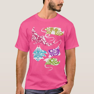 Camiseta Animal de Stingray Ocean Hawaii Tribal Freediing M