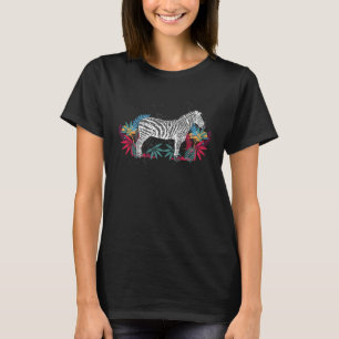 Camiseta Animal de Zebra africano en naturaleza salvaje