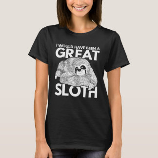 Camiseta Animal de zoológico que habría sido un gran perezo