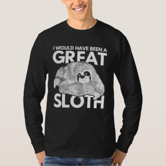 Camiseta Animal de zoológico que habría sido un gran perezo