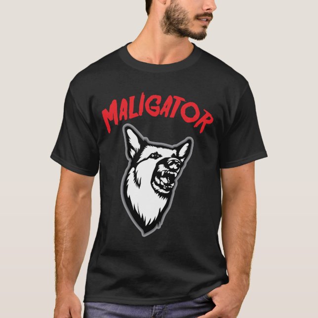 Camiseta Animal del amante del perro de Malinois del belga (Anverso)
